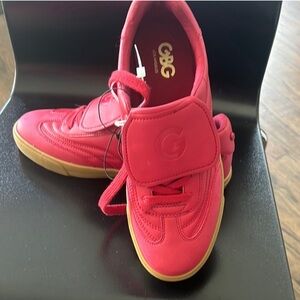 GBG Los Angeles Red Sneakers with Gum Outsole